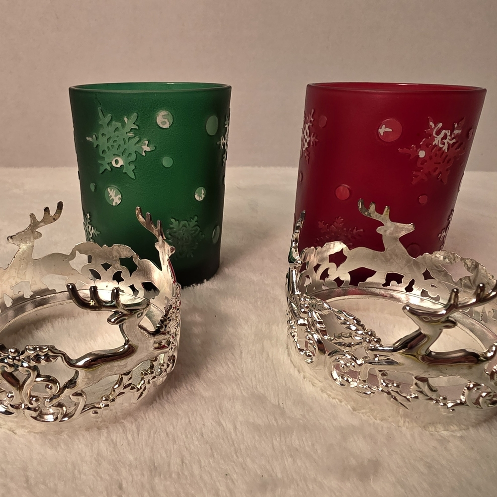 International Silversmiths Holiday Votive‎ Holder - Picture 14 of 16